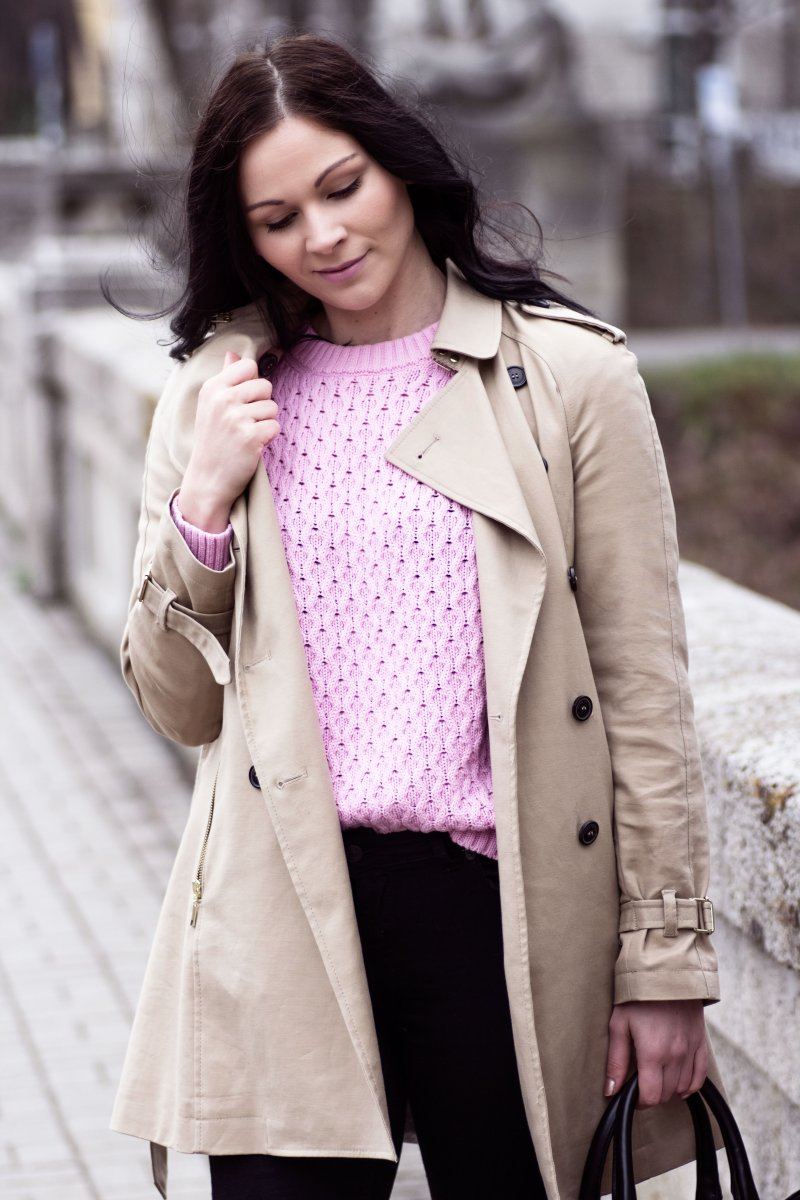 Kleidermaedchen-das-blog-fuer-Mode-Beauty-Lifestyle-Outfit-Rosa-Fruehlingspullover-rosa-pullover-zara-frühlingspullover-frühlingsmantel-trend-outfit-of-the-day-spring-2014