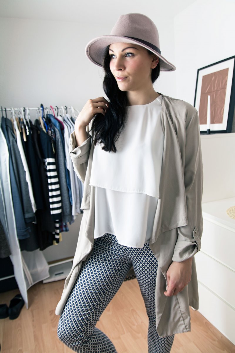 Kleidermädchen präsentiert ihren ersten Look für die Blogger'S Closet Challenge #altesNEU.