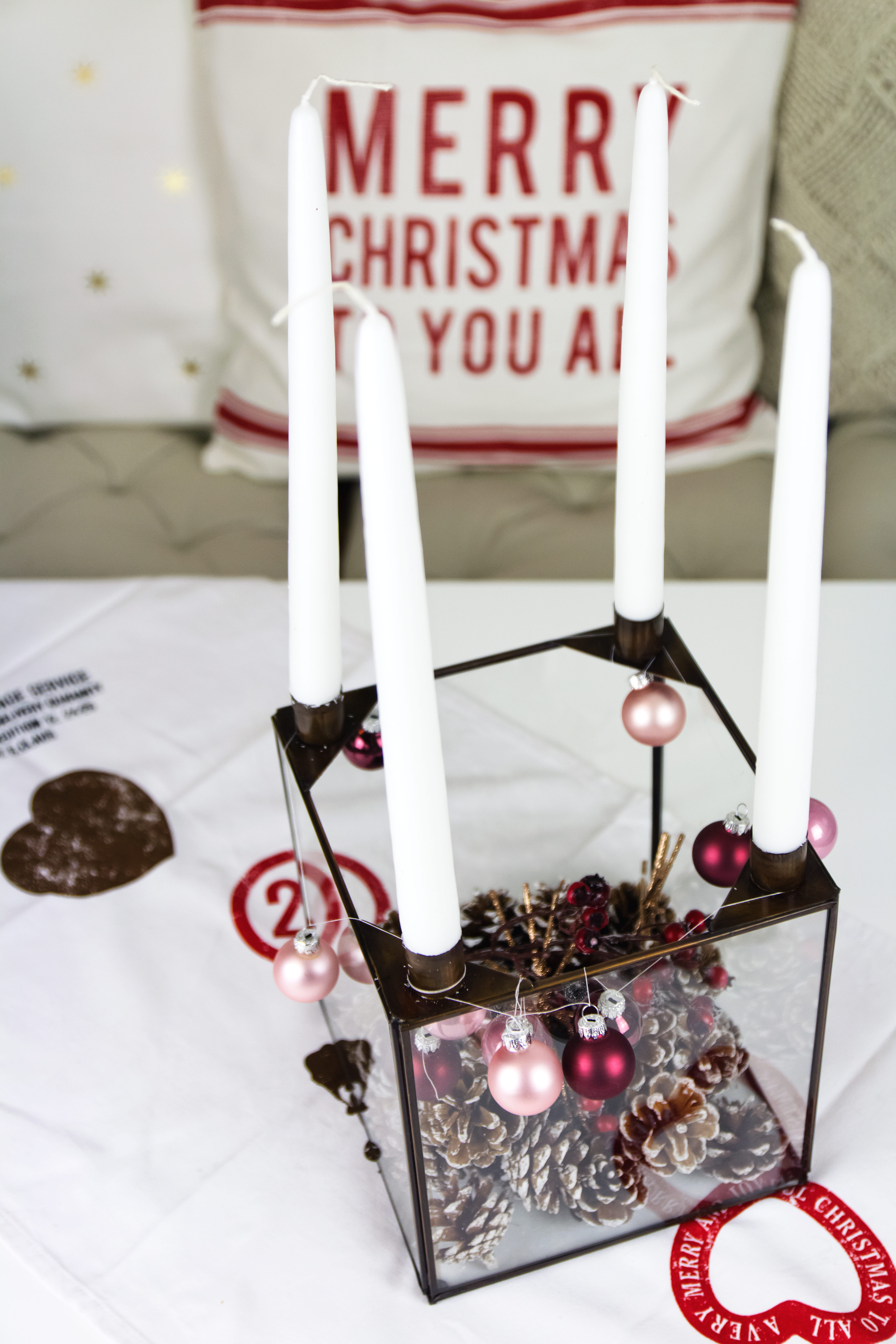 DIY Adventskranz - Nordic Advent Wreath