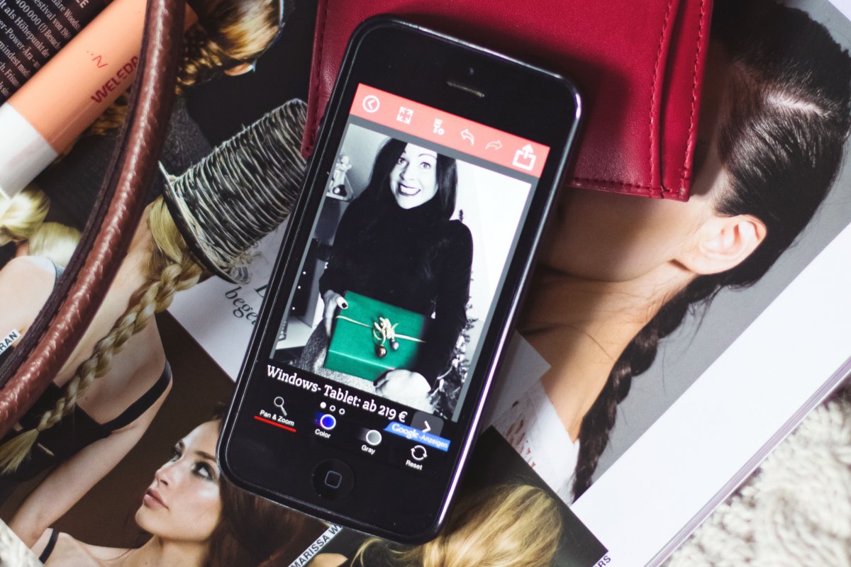 Kleidermädchen - 3 Apps für die Fotobearbeitung 
