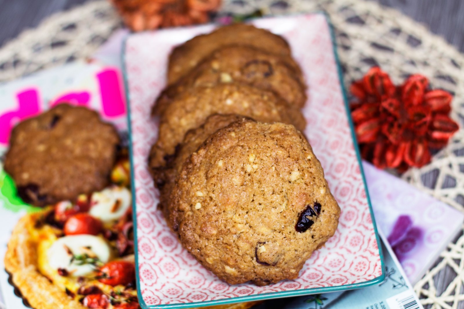 Weiße Schokoladen Cranberry Cookies für die liebste Oma der Welt ...