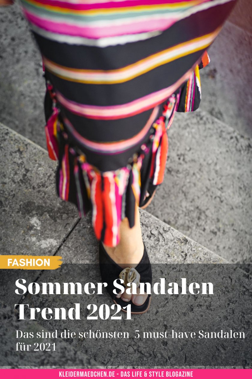Sandalen Trends 2021: das sind die schönsten 5 must-have Sommer Sandalen für Damen. Mehr auf dem Modeblog. | www.kleidermaedchen.de