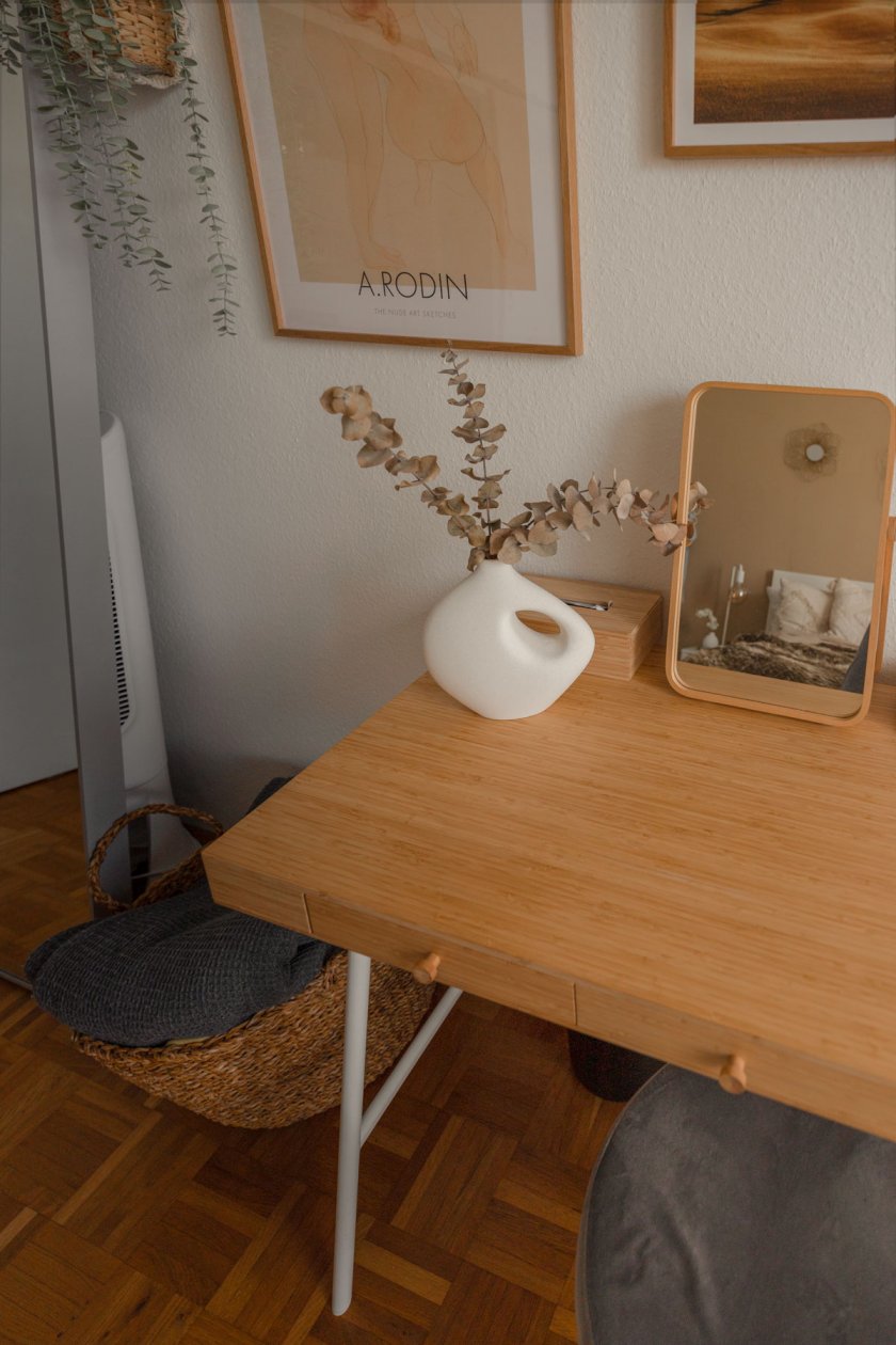 Scandi Style im Schlafzimmer. So habe ich mein Schlafzimmer modern mit Postern und Pflanzen eingerichtet. | www.kleidermaedchen.de