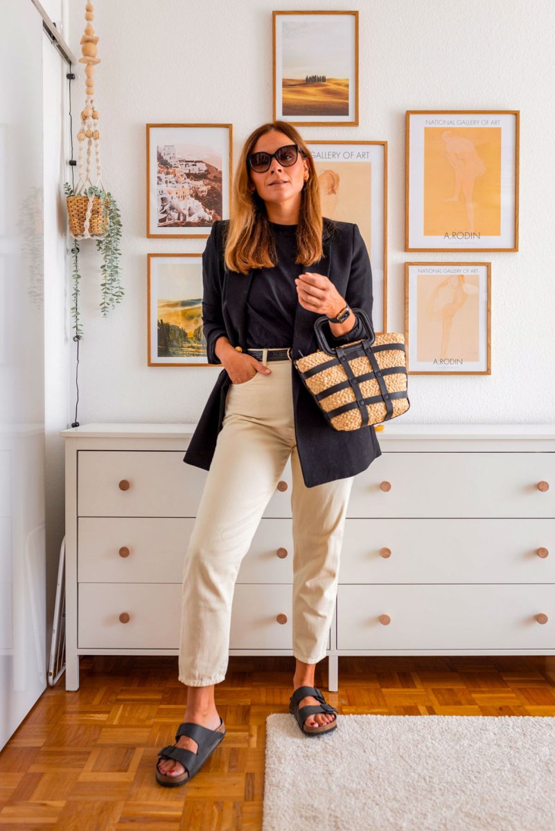 Drei Herbst Outfits mit Kleid, Jeans und Blazer. Ich zeige euch, was ich im Herbst 2022 trage und präsentiere euch drei Alltagsstyles auf dem Modeblog. | www.kleidermaedchen.de