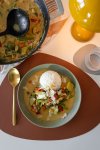 Veganes Cocos Curry mit Parika und Bohnen. Auf dem Foodblog zeige ich dir mein Rezept. | www.kleidermaedchen.de