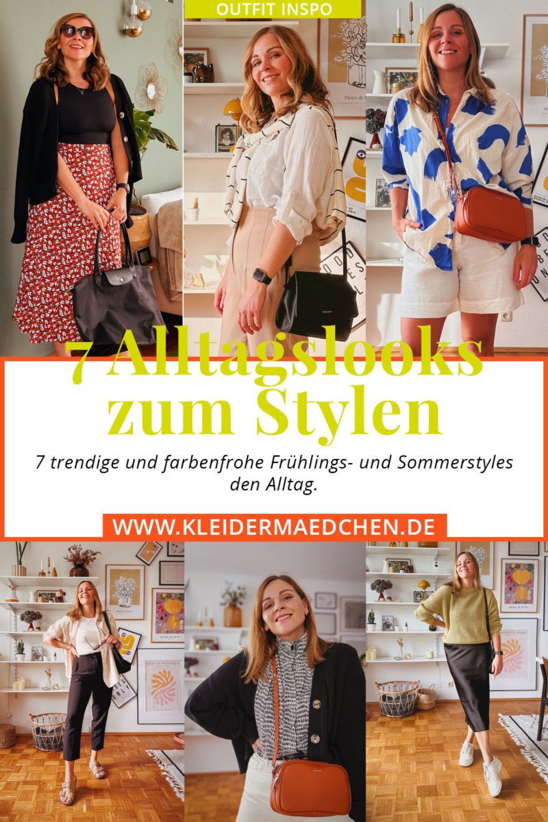 Auf dem Modeblog stelle ich euch 7 Frühlings- und Sommerlooks 2023 für den Alltag vor mit Fokus auf die Modetrends 2023.