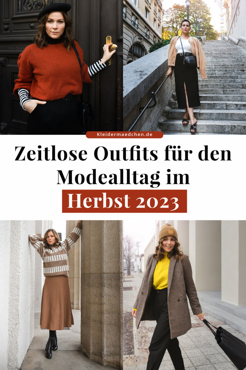 Auf dem Modeblog zeige ich dir, wie du zeitlose Outfits im Herbst 2023 stylest, die nie aus der Mode kommen.