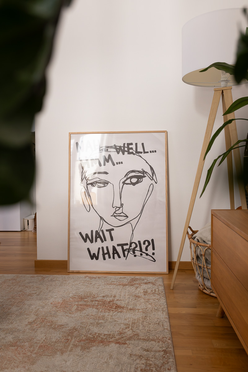 Desenio Bilderwand als moderne Wanddekoration im Wohnzimmer